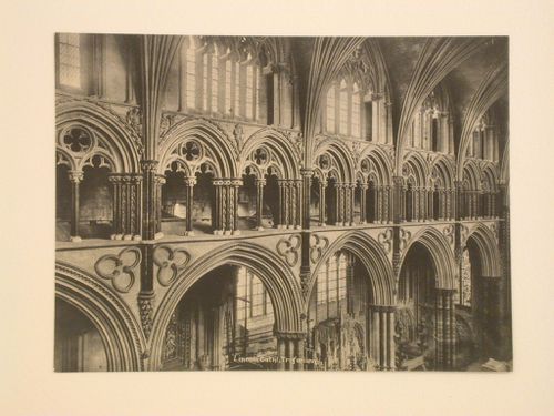 Lincoln Cathedral triforium, Lincoln, England