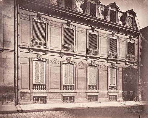 Plate from album ''Buildings, parks and streets of Paris, Versailles and environs, France''