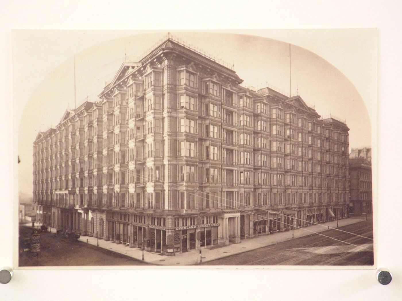 Façade of the Palace Hotel, San Francisco, California