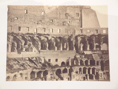 Interior view of the Colosseum, Rome, Italy