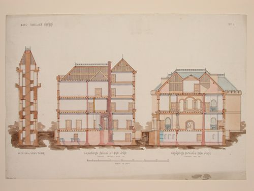 'Two Dwelling Houses' - Transversesection