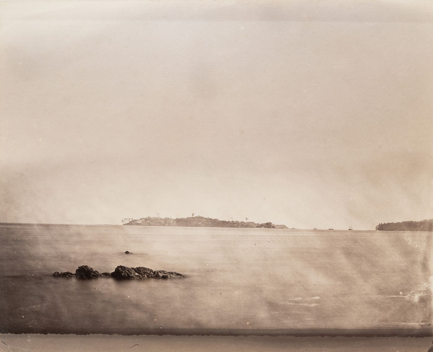 Distant View of the Andaman Islands, Bay of Bengal, India