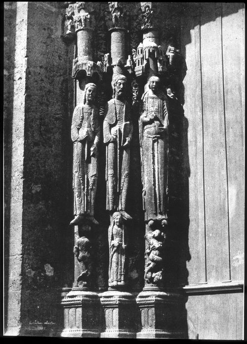 Plate from portfolio ''Details of Chartres Cathedral''