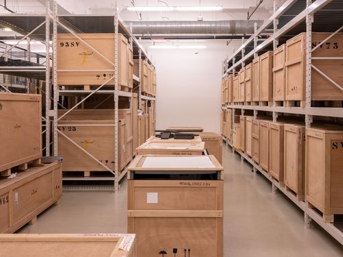 The Museum Is Not Enough: View of storage space