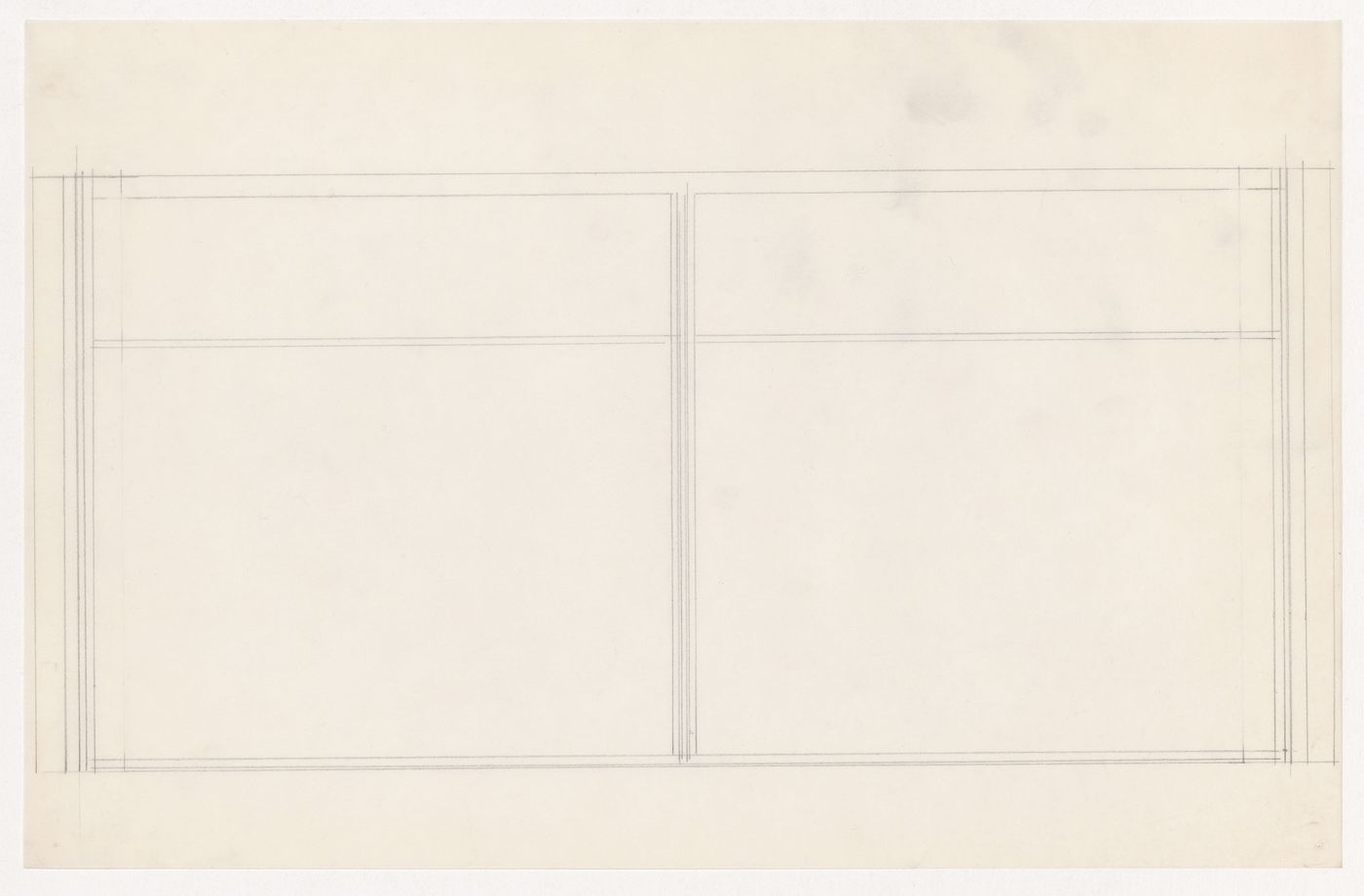 Partial elevation for windows for the Metallurgy Building, Illinois Institute of Technology, Chicago