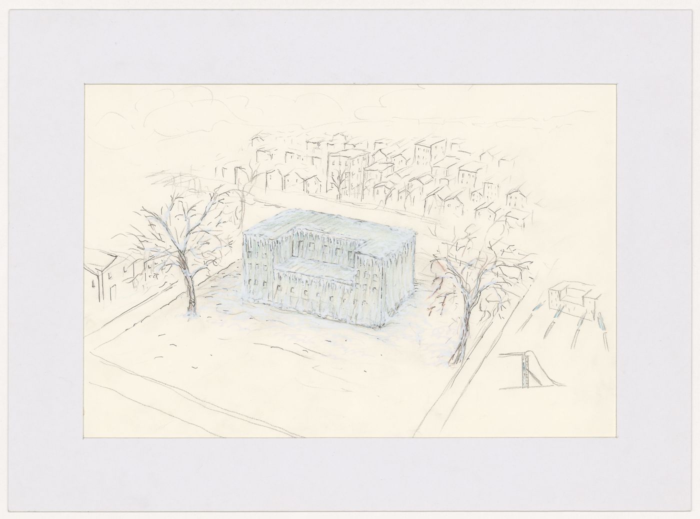 Perspective drawing for Ice House I