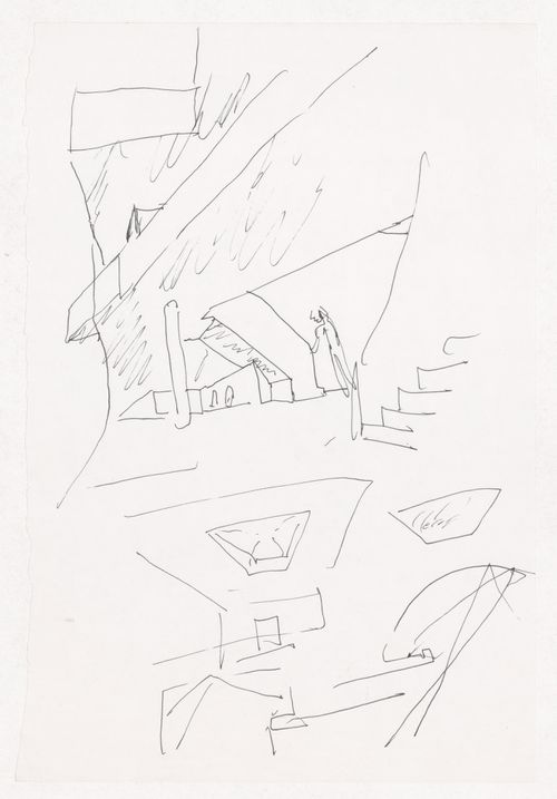 Sketches for Faculdade de Ciências da Informação, Santiago de Compostela, Spain