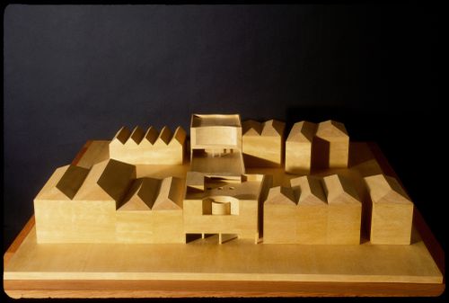 View of model for Caixa Geral de Depósitos, Matosinhos, Portugal