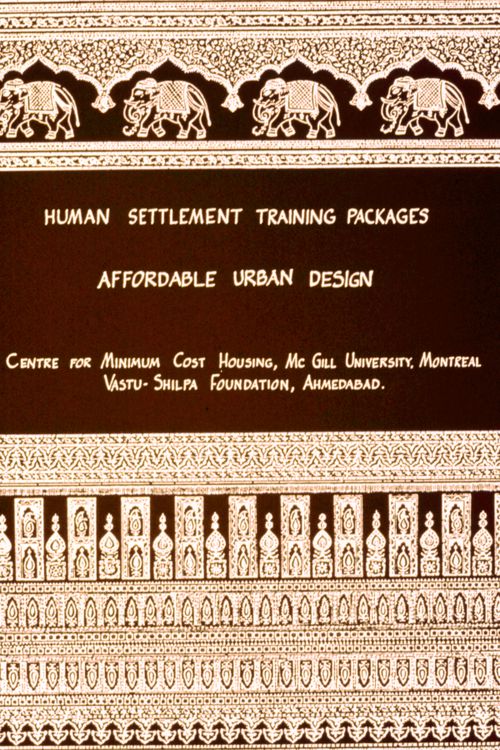 Title slide for "Package 2: Affordable Urban Design" for the Human Settlement Training Packages