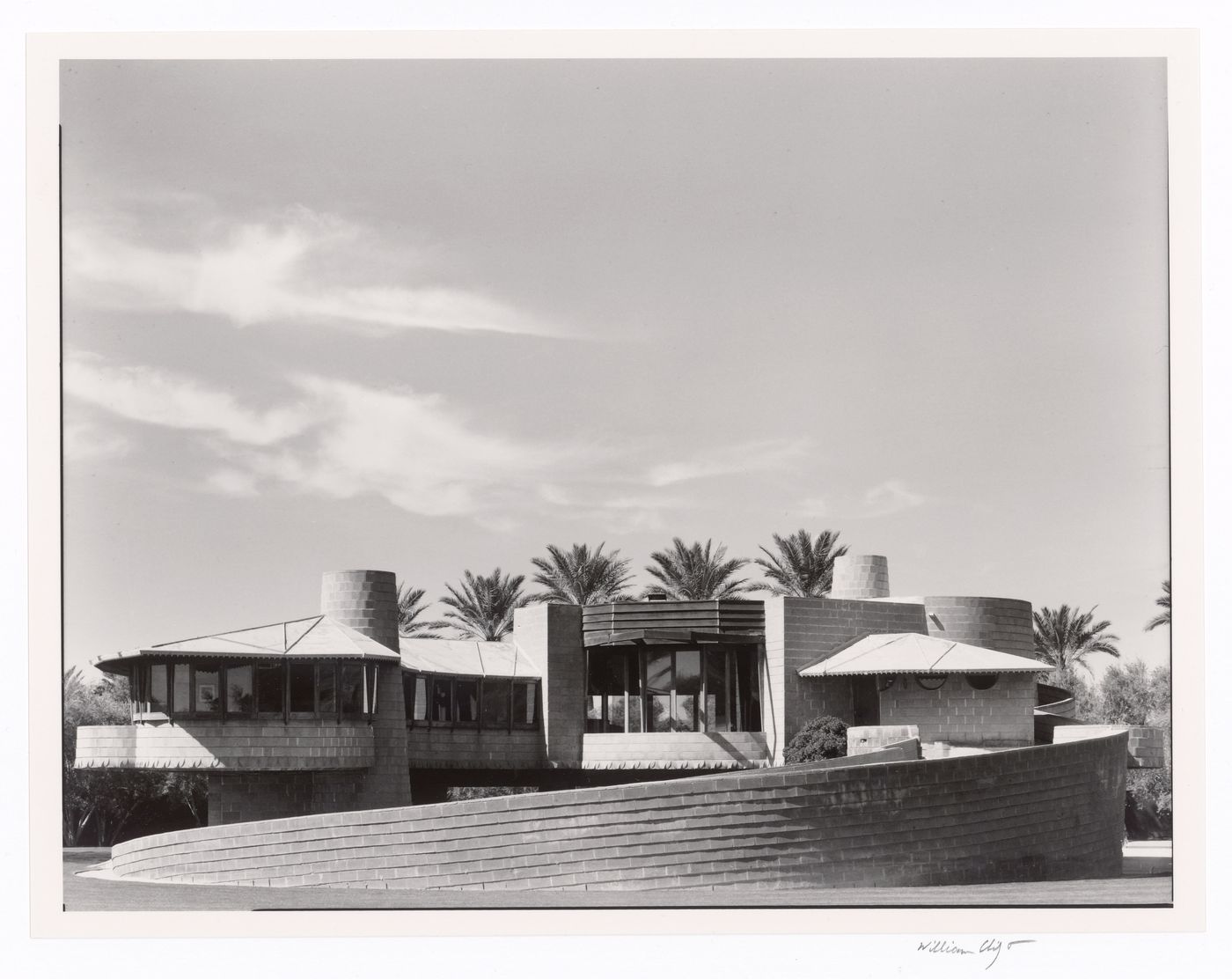 General view showing ramp, from the series The David and Gladys Wright House