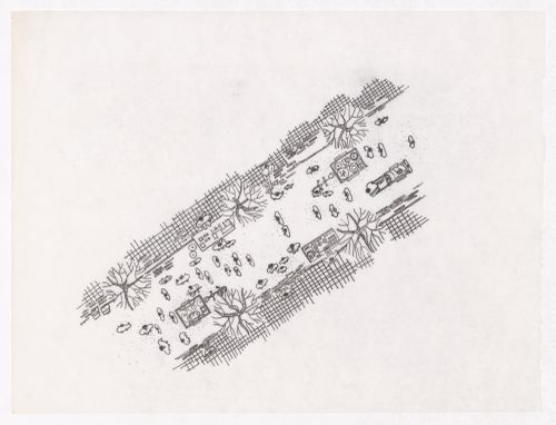 Illustration showing the traditional living patterns for the Sichuan housing project for "Housing a Billion: Urban Upgrading: Design Ideals for Rural China" publication