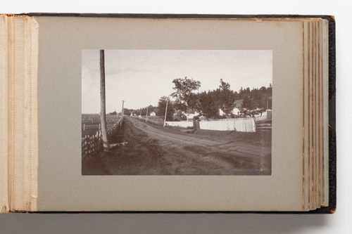 View along a rural roadway in Quebec, Canada