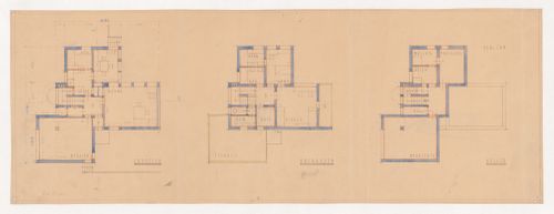 Plans for Dexel House