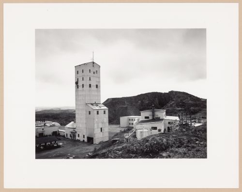 Headframe, Algoma Steel, Wawa, Ontario, from the series The Forms of Canadian Industrial Architecture