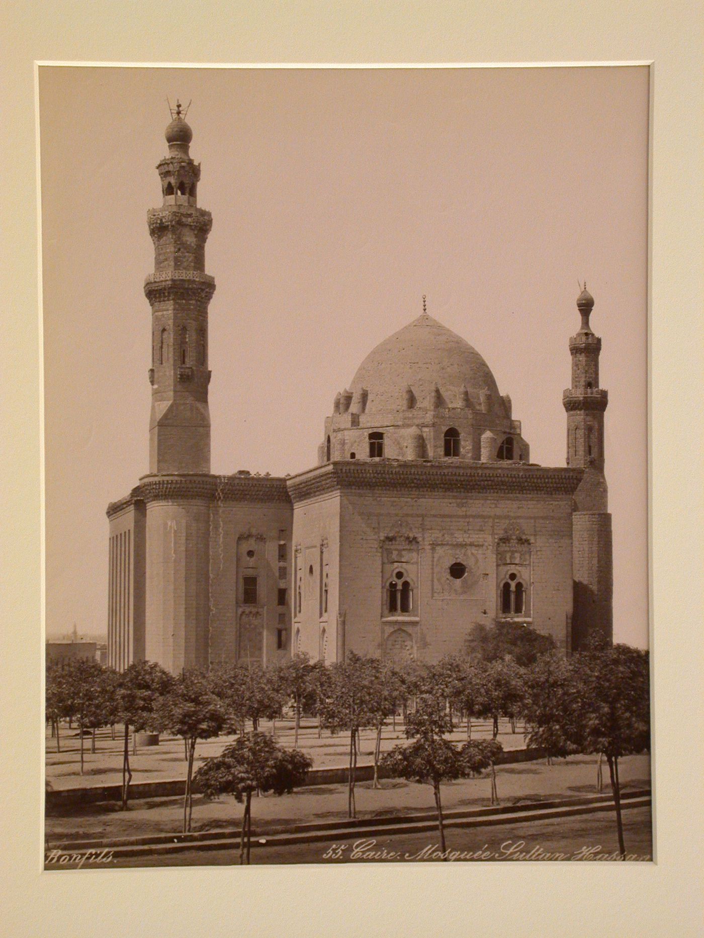 Mosque of Sultan Hassan, east side, Cairo, Egypt