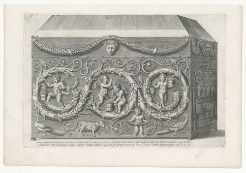 Perspective of the Sarcophagus of Constantina, Rome