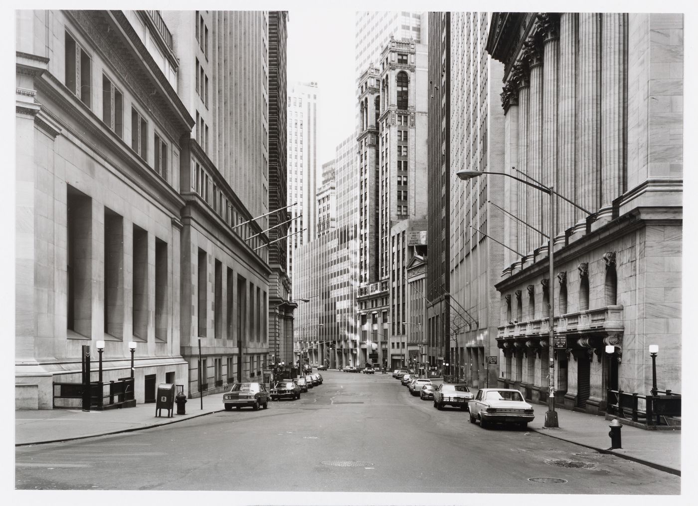 Die Architektur der Strasse, New York City, Dez 1977 - Sept 1978: Broad Street, Manhattan