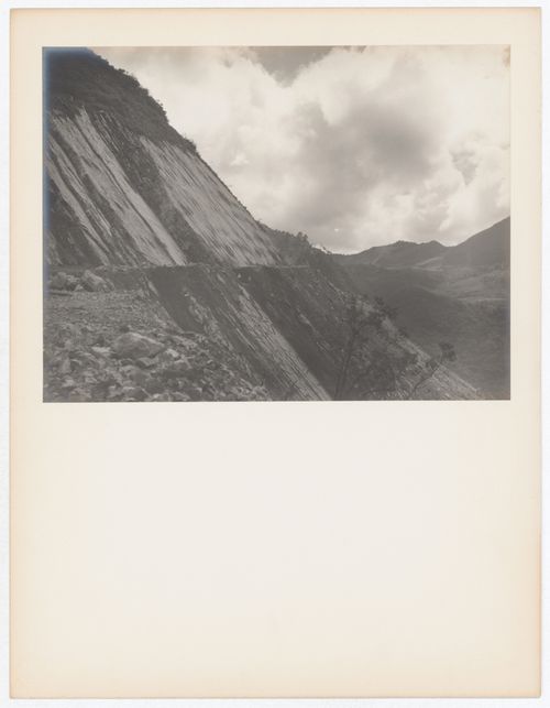 View of the Pan American Highway and hills, between Jacala de Ledesma and Tamazunchale, Mexico