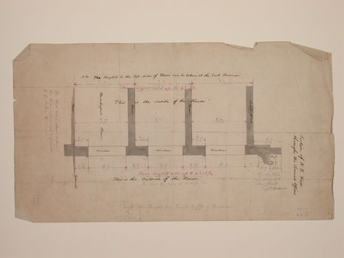 Partial plan of a house