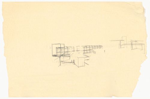 Perspective sketch for Fuller Toms Loft, New York, USA