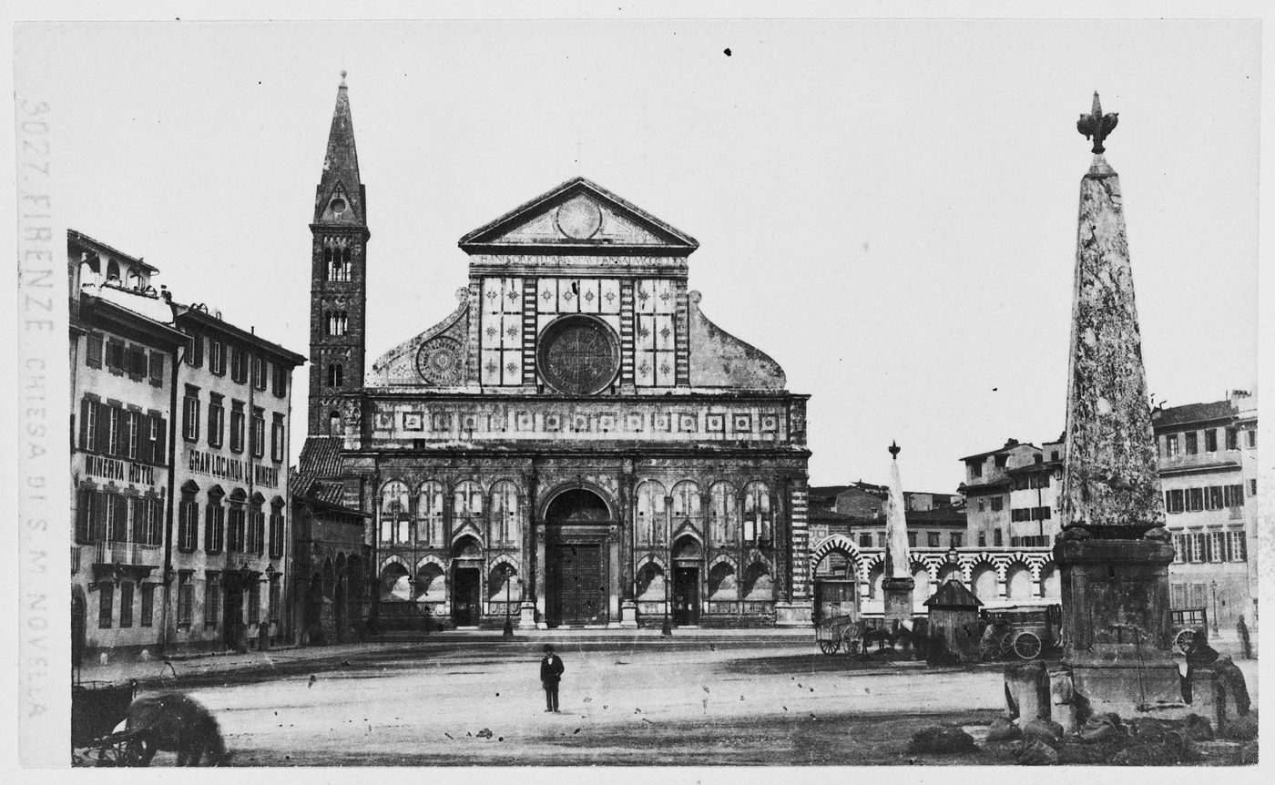 Plate from album ''Accordion-Fold Views of Florence, Italy''