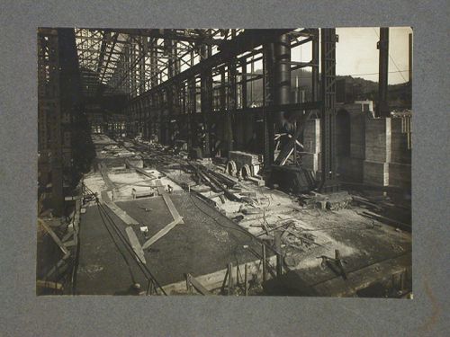 Construction of steel mill, Johnstown, PA