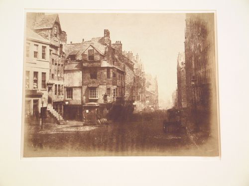 John Knox's house, view of house and street, Edinburgh, Scotland