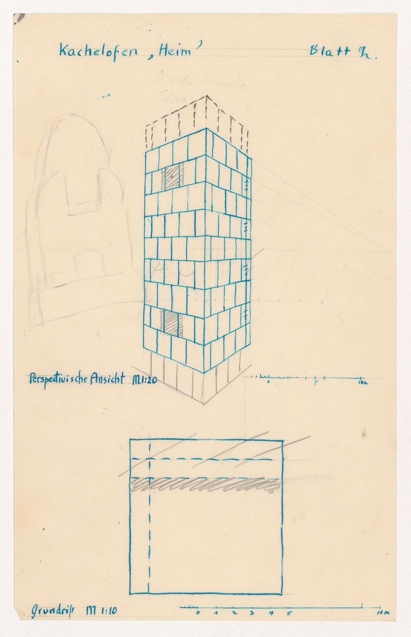 Design for a tiled stove