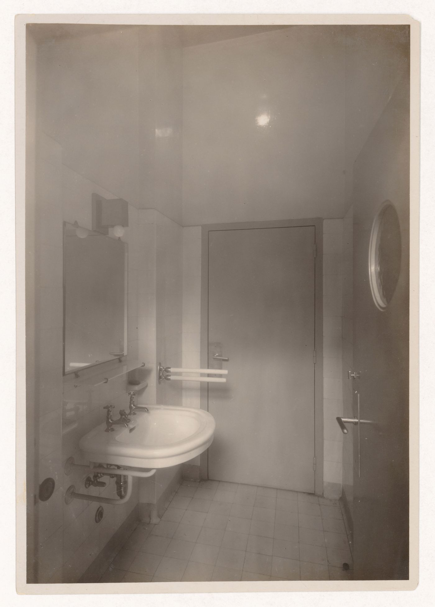 View of apartment bathroom