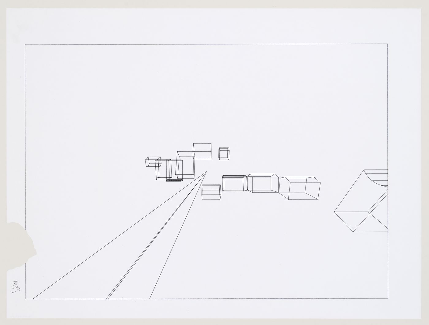 Perspective and axonometric projections, Biozentrum - Biology Center for the J.W. Goethe University, Frankfurt am Main, Germany