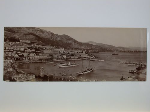 View of city looking across harbor, Monte Carlo, Monaco