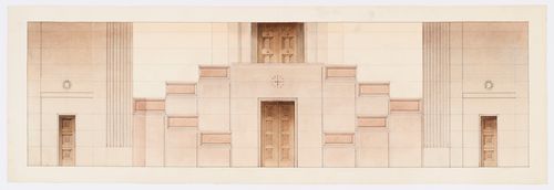 Perspective du hall principal, Cour suprême du Canada, Ottawa, Ontario, Canada (1937-1953, 1977)