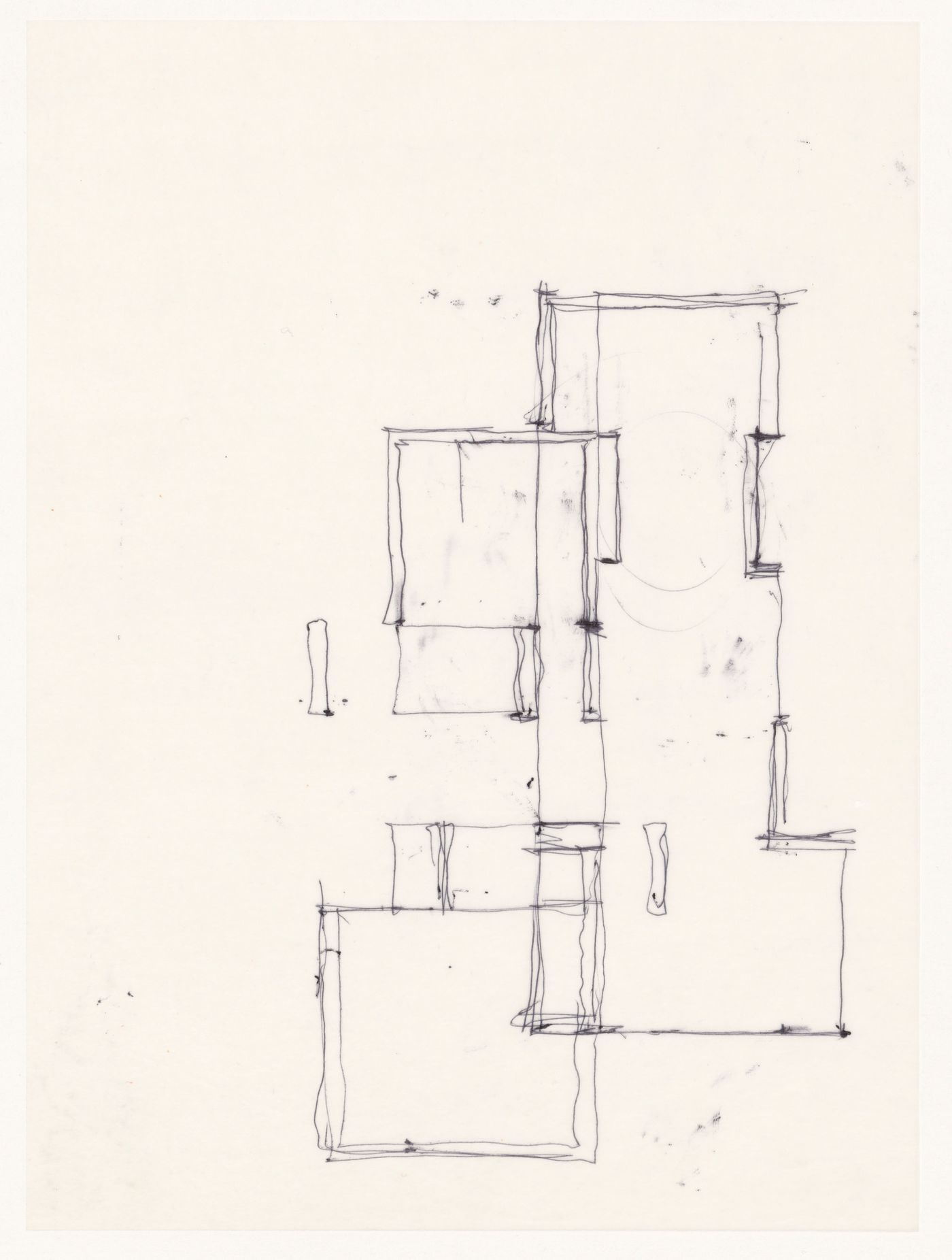 Sketch for House VI, Cornwall, Connecticut