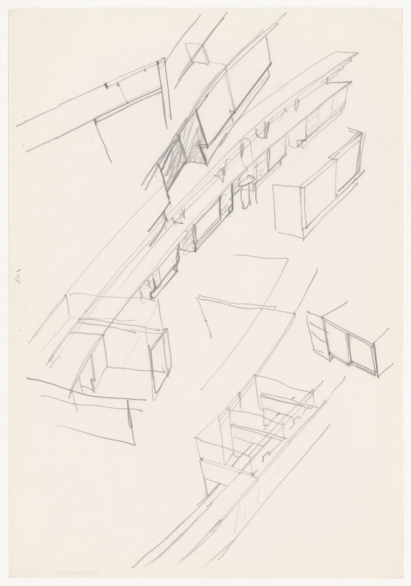 Sketch details for Banco Borges & Irmão II [Borges & Irmão bank II], Vila do Conde, Portugal