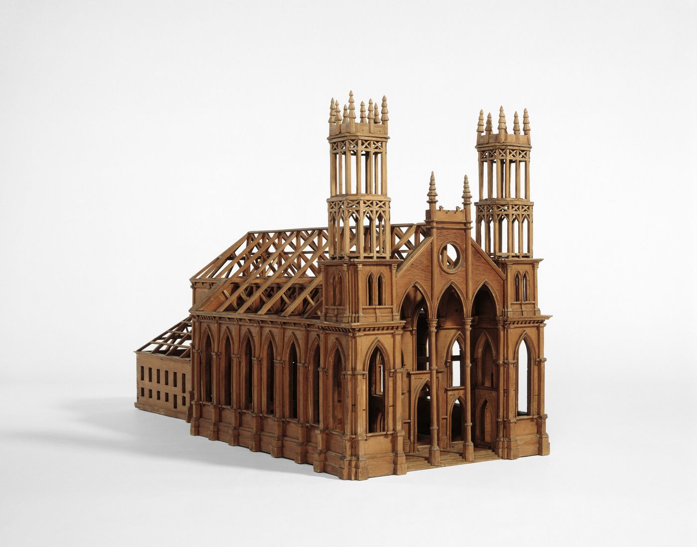 Wooden model for the church of Sainte-Anne-de-la-Pérade, Québec