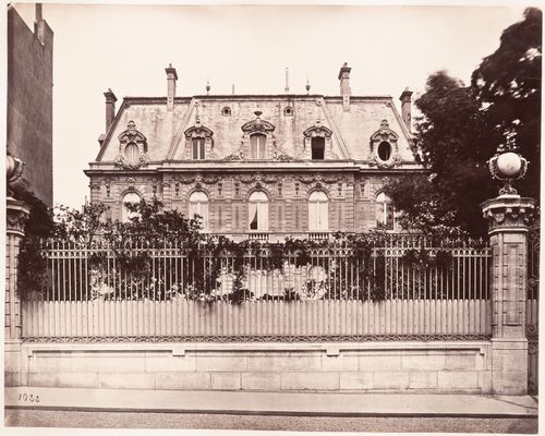Plate from album ''Buildings, parks and streets of Paris, Versailles and environs, France''