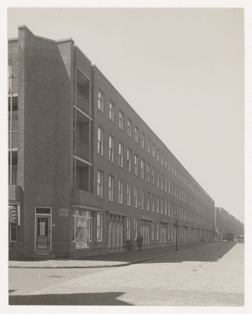 Exterior view of Tusschendijken Housing Estate, Rotterdam, Netherlands
