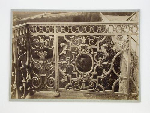 Close-up of French ironwork