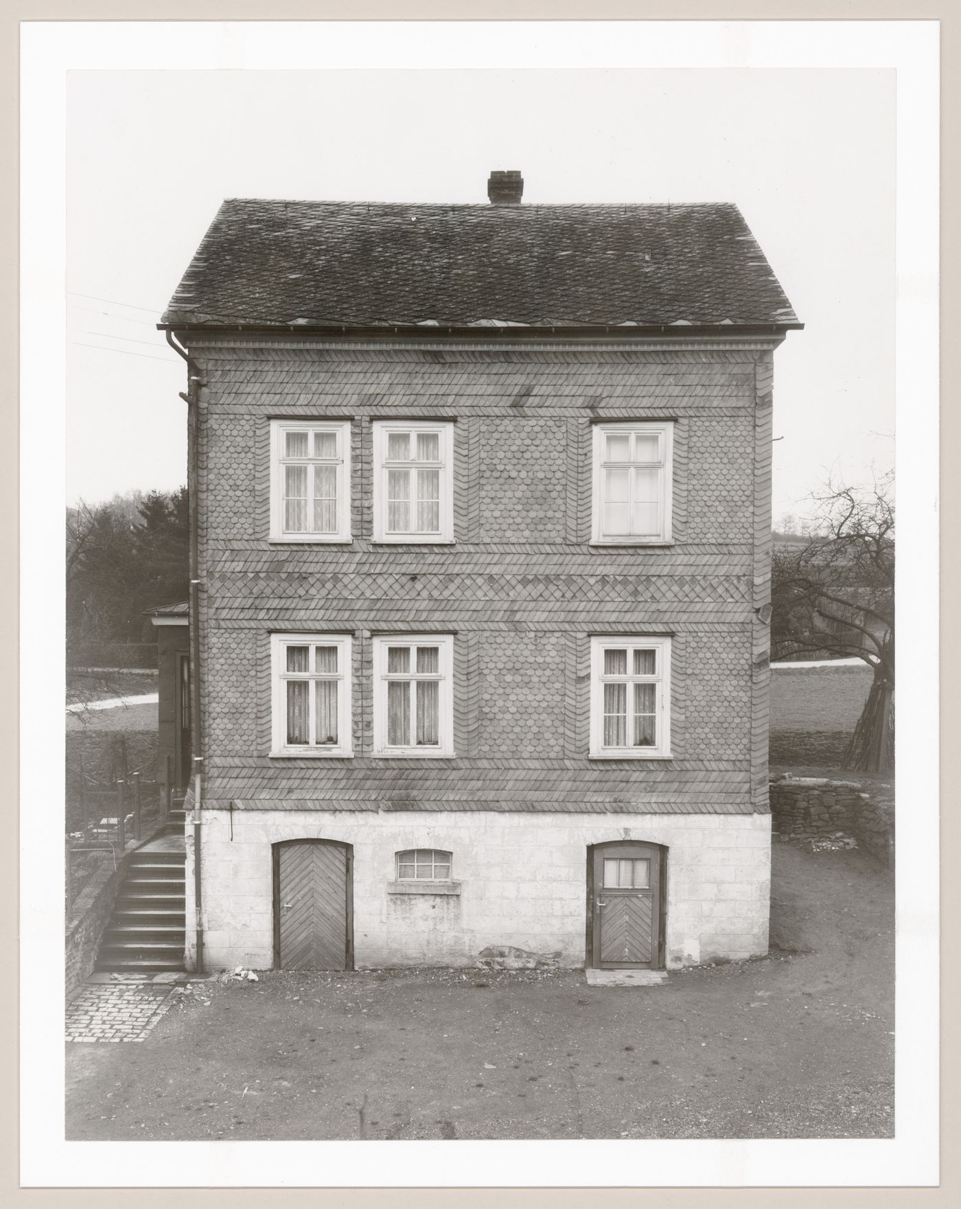 View of the principal façade of the framework house at 13 Rensdorfstraße, Salchendorf, Germany