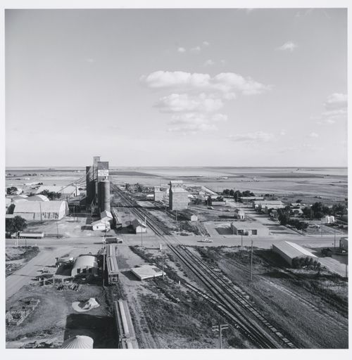 Landscape from a grain elevator, Happy, Texas 1975