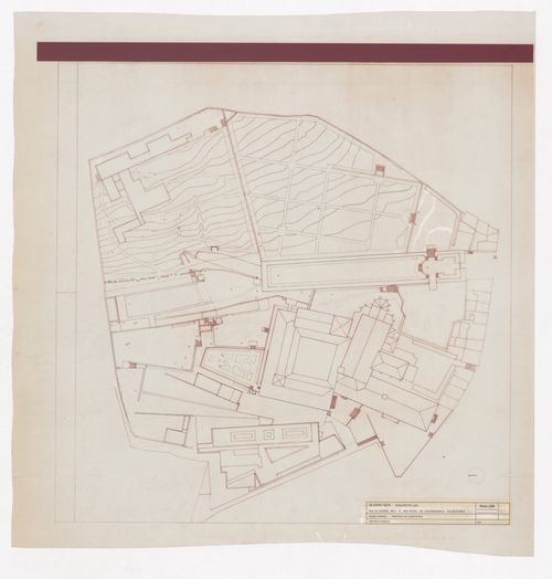 Plan for Museu Granell, Santiago de Compostela, Spain