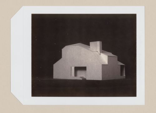 Study model for the Hanks-Paré Residence, Tuxedo Park, New York