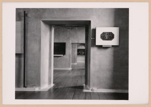 View of doorways, galleries and paintings, Museo di Castelvecchio, Verona, Italy