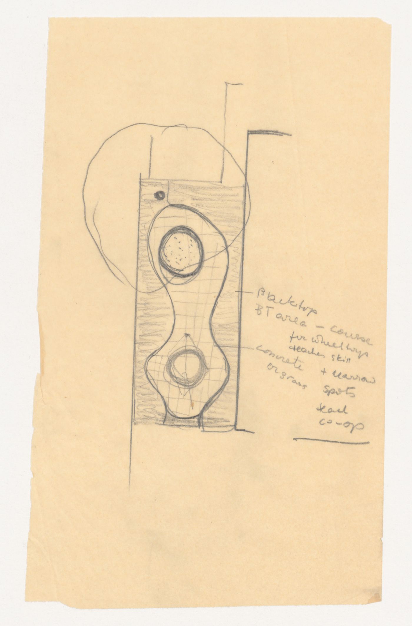 Sketch plan for Earl's Court Children's Home, St. Clair Gardens, Vancouver, British Columbia