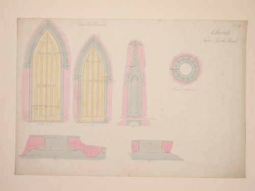 Church-New North Road-No.20East Doors, Elevations