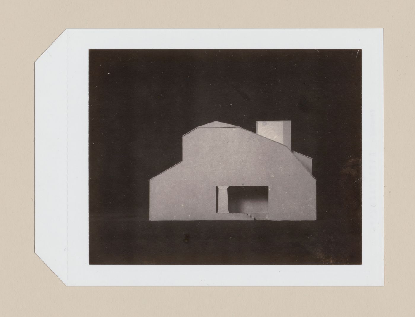 Study model for the Hanks-Paré Residence, Tuxedo Park, New York