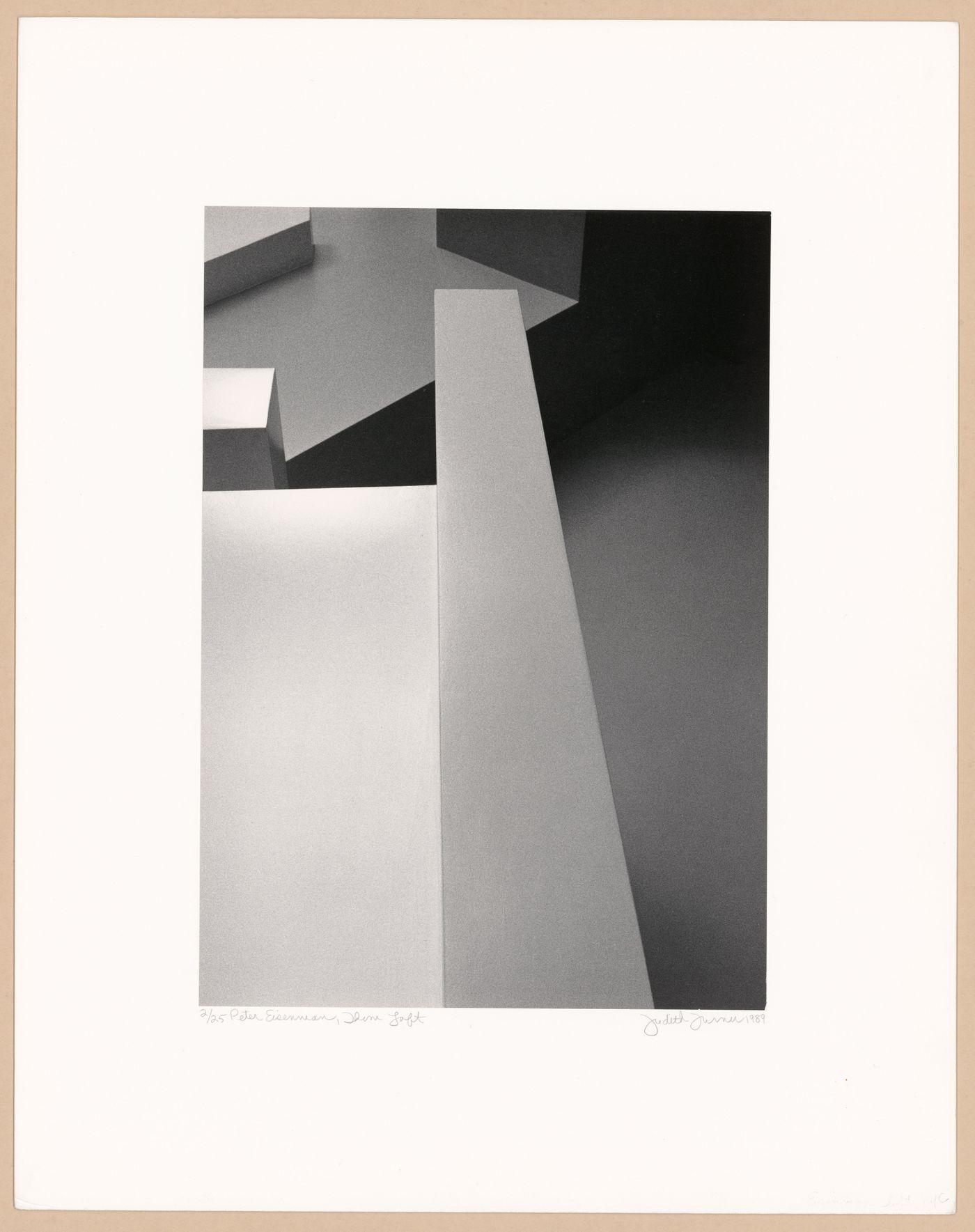Abstract architectural view of the Fuller/Toms Loft, New York City, New York