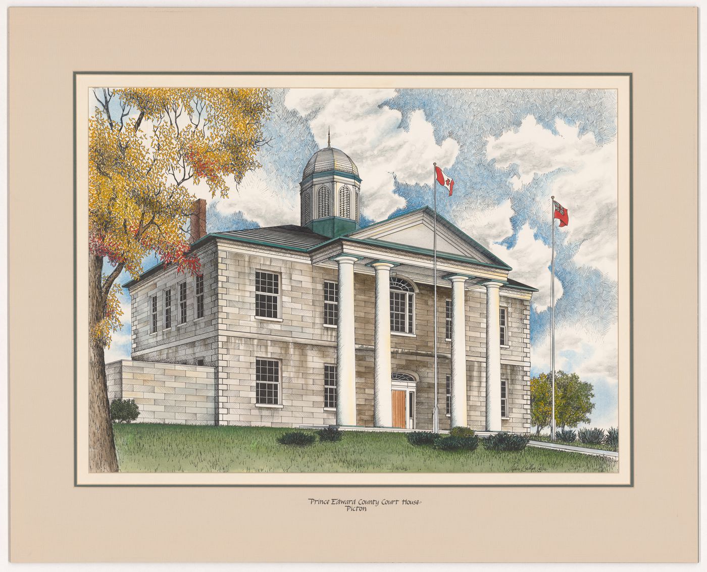 Prince Edward County Court House, Picton, from Court Houses in Ontario