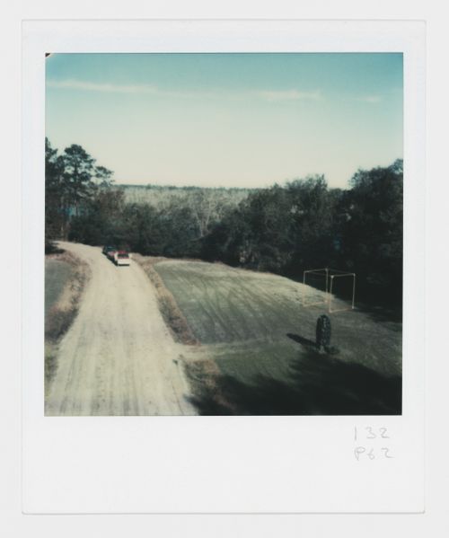 Generator project, White Oak Plantation, Yulee, Florida: aerial view of site with mock-up