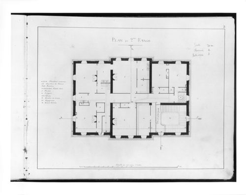 Hotel Eugene Cormouls Houles -2nd floor plan